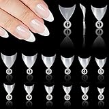 VETPW 600 Stücke Französisch Kurz Falsche Nagelspitzen, Acryl Gefälschte Nagelspitzen...