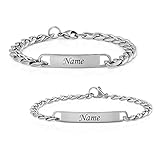 Armbander mit Gravur | Personalisiertes Armband für Paare | Armband mit Gravur...