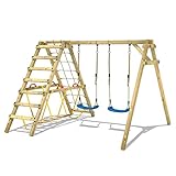 WICKEY Kinderschaukel Schaukelgestell Smart Hike blau - Schaukel & SurfSwing,...