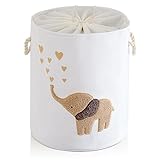 YFNHOME Faltbar Wäschekörbe Kinderzimmer, 58L Extra Groß Spielzeug Aufbewahrung...