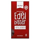 Xucker Edelbitter Schokolade mit Xylit - Vegane Edelbitter Schokolade ohne zugesetzten...