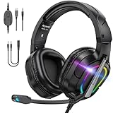 Krysenix PG2 RGB Gaming Headset für PS4, PS5, PC, Xbox, Nintendo Switch, Ps5 Gaming...