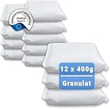 12 x Granulat 400 Gramm (4E) Raumentfeuchter Granulat Luftentfeuchter reduziert...