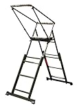 Berger & Schröter Aluminium Ansitzstuhl mit Verlängerung, Ansitzleiter, Hochsitz,...