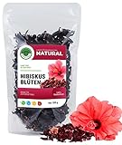 Hibiskustee ganz getrocknet 205 g I Premiumqualität hibiskusblüten I...