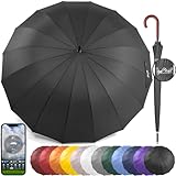 Royal Walk Groß XXL 54 inch Automatik Reise Golf Regenschirm für Damen und...