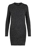 VERO MODA Mini Strickkleid Meliert Langarm Rundhals Regular Fit Kleid Kurz Basic...