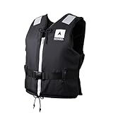 NOARD Rettungsweste – Black Edition – 50-70 kg – Schwimmweste für Erwachsene...