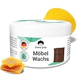 Emma Grün® Holzwachs Farblos für Möbelpolitur Holz 500ml [MIT BIENENWACHS] -...