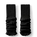 Beinwärmer Für Frauen, Herbst Und Winter Stulpen Damen, Schwarze Leg Warmers,...
