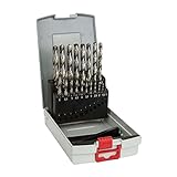 Bosch Professional 19tlg. HSS-G ProBox Metallbohrer-Set (für Stahl, Ø 1-10 mm,...