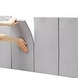 Kopfteil Wandkissen Wandpolster Bett - Wandpaneele Selbstklebend - Kinderzimmer,...