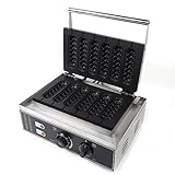 HarBin-Star Waffeleisen, Edelstahl Waffelgerät Waffle Maker Stiel Waffelmaschine Waffel...