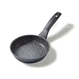 STONELINE Bratpfanne 16 cm, Pfanne Induktion geeignet, Pfanne mit echten...