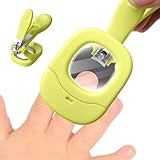 Nagelschere Für Kleinkinder | Baby Nagelknipser mit Lupe und Licht - Für Unterwegs...