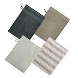 Waschhandschuhe für Körper, Schrubber für die Dusche, saugfähiges Baumwollhandtuch,...