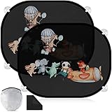RYMALL Sonnenschutz Auto Baby mit UV Schutz, 2 Stück 45x36.5 cm Auto Fenster Sonnenschutz...