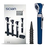 Scian Otoskop Kit – Ear Scope Otoskop mit LED Licht, 3 fache Vergrößerung, 4 Speculum...