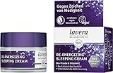 lavera Re-Energizing Sleeping Cream - Nacht Creme - Nachtpflege - mit Bio Traube...