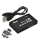 Kartenlesegerät, All-in-One USB 2.0 Kartenleser 6 in 1 für SD/TF/CF/M2/XD/MS,...