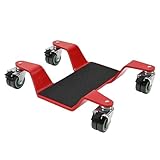 TRUTZHOLM Rangierhilfe für Motorrad mit Hauptständer Tragkraft 450 kg Rangierplatte...