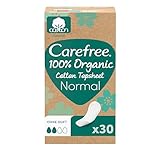 Carefree Organic Normal ohne Duft 30 Stk., Slipeinlage aus 100 Prozent zertifizierter...