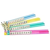 Mahjong Racks mit Drücken, US Mahjong Ständer mit Schieber, tragbar, 47,7 cm,...