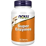 Now Foods, Super Enzyme, 90 Kapseln, Laborgeprüft, Hochdosiert, Glutenfrei, Sojafrei,...