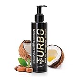 Natürliche Solarium-Lotion MegaTan Max-Turbo mit Bronzer 160ml | Dunkler...
