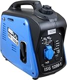 Güde Inverter Stromerzeuger ISG 1200-1 (4-Takt Motor, Benzin, 1,3/1,8 (kW/PS), 1x 230V,...