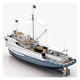 PEIXEN Holz Segelboot Modell 1/100 Montiert RC Lucas Fischboot Modellbausatz RC Fischboot...