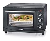 SEVERIN Back- und Toastofen mit Umluftfunktion, Mini Backofen mit Grillrost,...