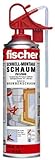 fischer Schnell-Montageschaum PU 500, Bauschaum für Verfüllung, Dämmung & Isolierung,...