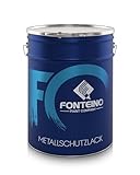 Fonteino Metallschutzlack 3in1 Metallfarbe Grundierung Rostschutzfarbe Decklack...