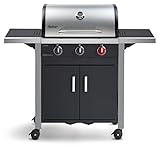 Enders Gasgrill CHICAGO 3 R TURBO, mit Gussrost, 3-Brenner, Edelstahl-Deckel doppelwandig...