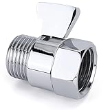 Prasacco Premium Duschabsperrventil, G1/2 Duschkopf Durchflussbegrenzer, Wasser...