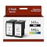 PG-545XL CL-546XL Druckerpatronen für Canon 545 XL 546 XL Multipack Patronen Kompatibel...