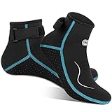 Gimilife Neoprensocken 3MM Wassersocken für Damen Herren, Wasserdichte Tauchsocken...