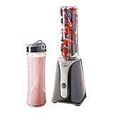 Quest Personal Blender & Smoothie Maker | 350 Watt | inkl. 2 x 600 ml tragbare...