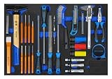 SW-Stahl Z3011-9 Werkstattwagensortiment, allgemeine Handwerkzeuge, 28-teilig I...