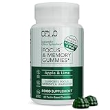 Orlo Focus & Memory Gummies - Nootropisches Nahrungsergänzungsmittel für Erwachsene mit...