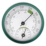 Drahtloses Thermometer und Hygrometer für Innen- und Außenluftfeuchtigkeitsmessgeräte,...