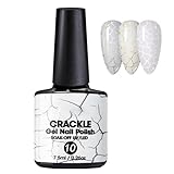 Crackle-Nagellack, modisch lang anhaltende Nagelöl, einzigartiger knacker Effekt...