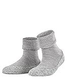 FALKE Damen Stoppersocken Cosyshoe W Hp Wolle rutschhemmende Noppen 1 Paar, Grau...