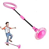 Q-WOOFF Kinder Blinkender Springring, Sport Sprungball，Faltbarer Flash Jumping Ball,...
