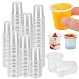 Kleemeiero 200 Stück Schnapsgläser Plastik 20ml/2cl Shotgläser Wiederverwendbarer...