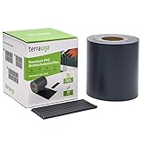 TerraUno - Premium Sichtschutzstreifen für Doppelstabmattenzaun - Gartenzaun I...