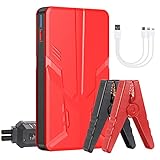 Coollia Starthilfe Powerbank 600A 12V (Bis zu 5,0 L Benzin oder 2,0 L Diesel)...