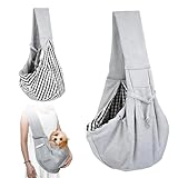 Hundetragetasche, Hundetragetuch bis 10kg, Umhängetasche für Haustiere mit...
