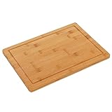 FLORINA Bambus-Schneidebrett 35x25 cm CORDIA I Natürlicher Bambus-Schneideblock...